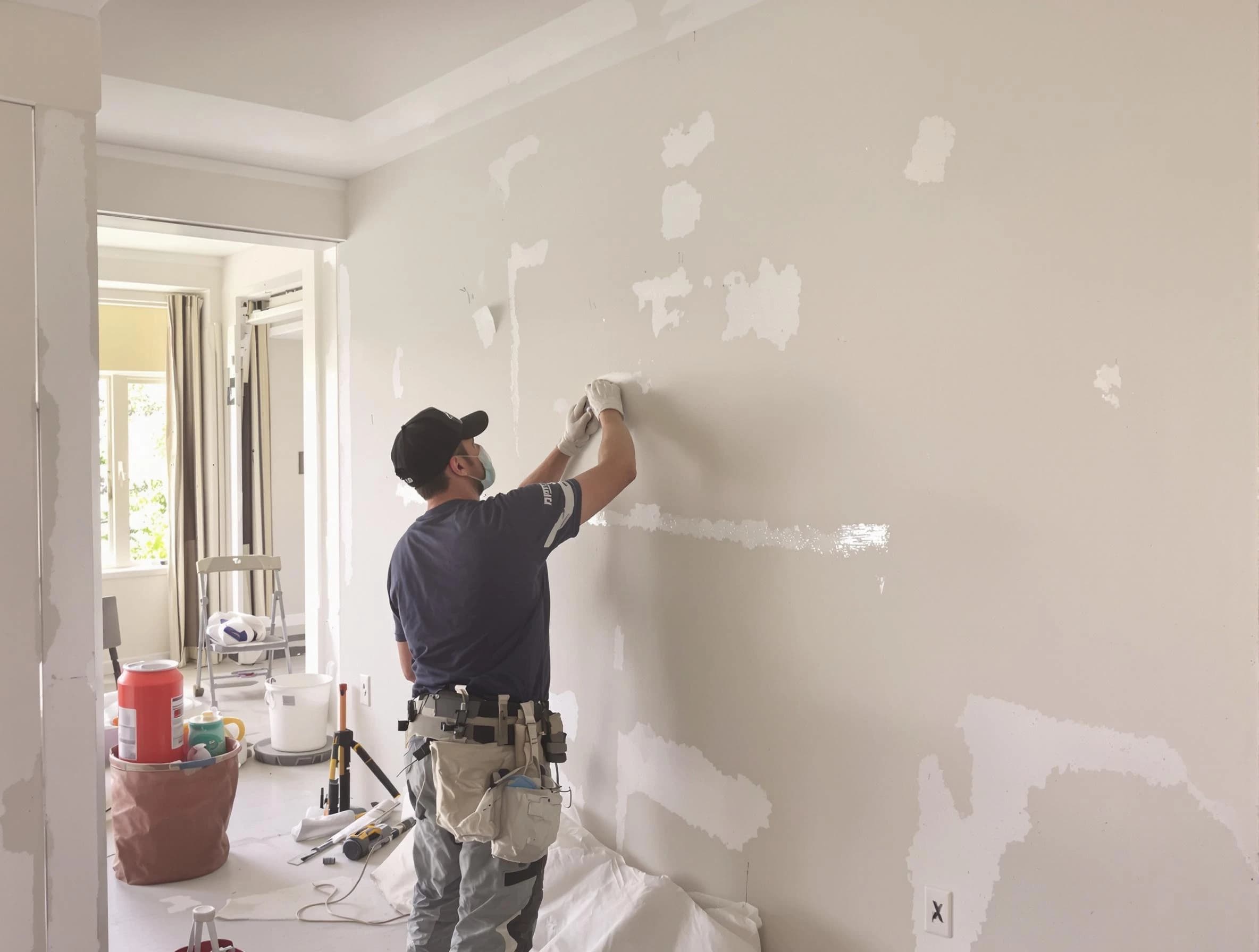 Taping and mudding service by Macedonia House Painters in Macedonia